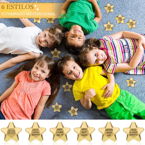 Vista 6 de Deekin 36 bolas de estrés con forma de estrella, minibolas de espuma, juguetes para aliviar el estrés para adolescentes y adultos, rellenos