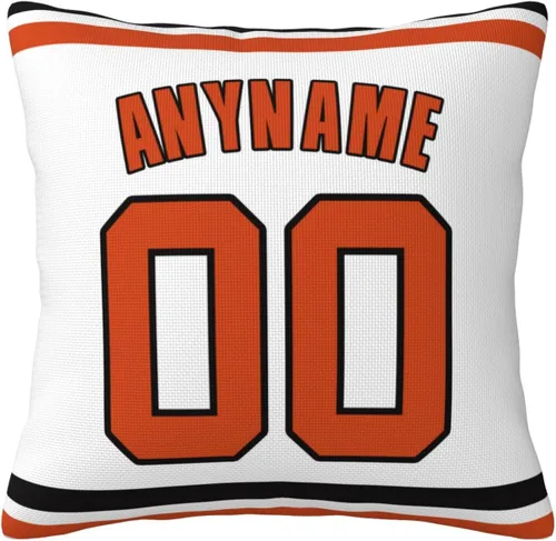 Vista 28 de Funda de almohada personalizada: Funda de almohada personalizada con cualquier nombre y número, regalo personalizado para fanáticos