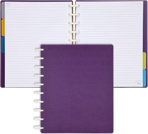 Vista 74 de Talia - Cuadernos de notas con tapas, planificador, personalizables, (Rosa de los 90, Junior (5.5 pulgadas x 8.5 pulgadas))