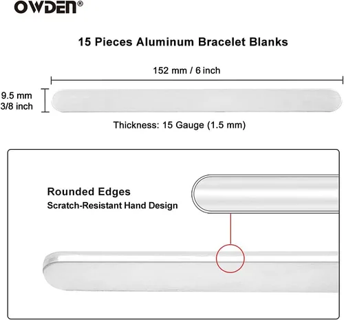 Vista 3 de OWDEN Pulsera en blanco