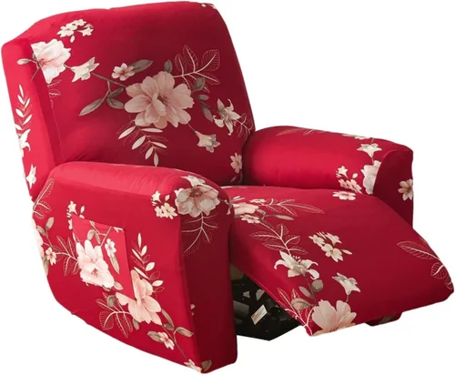 Vista 20 de Eco-Ancheng Fundas reclinables Lazyboy de 4 piezas, fundas para sofá reclinable, fundas antideslizantes para sillas reclinables, con bolsillos
