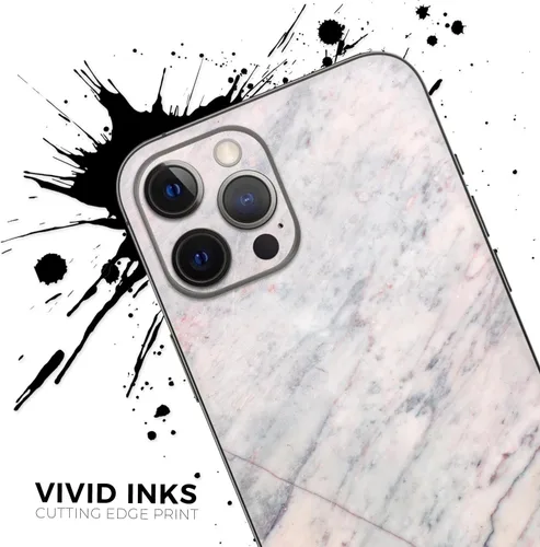 Vista 5 de DesignSkinz Kit de calcomanías de cuerpo completo compatible con iPhone 15 Plus, superficie de mármol pizarra V12