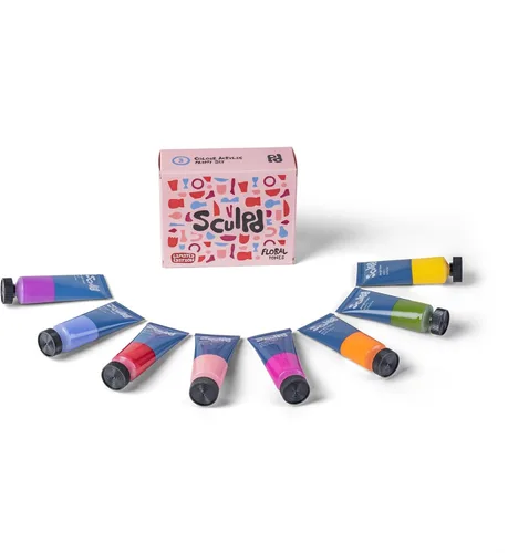 Vista 8 de Sculpd Juego de bolígrafos de pintura acrílica, tonos Bloomsbury, puntas finas de primera calidad para pintar cerámica, madera, cartón, papel