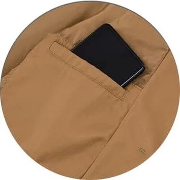 Vista 6 de Gabardina de doble botonadura para mujer, abrigo largo con cinturón de longitud media, chaqueta de vestir larga con capucha desmontable