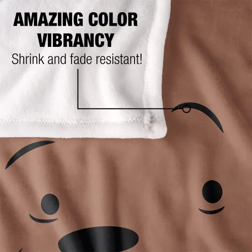 Vista 4 de We Bare Bears Grizz - Manta de tacto sedoso, súper suave, 36 x 58 pulgadas