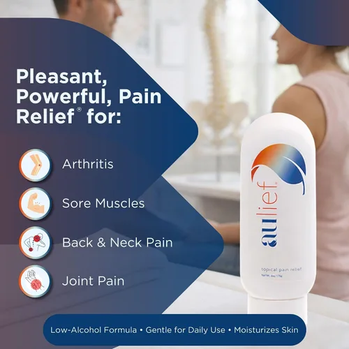 Vista 5 de China-Gel Aulief - Crema para aliviar el dolor, artritis y masaje muscular para dolores musculares y dolor en las articulaciones, cuello, rodillas
