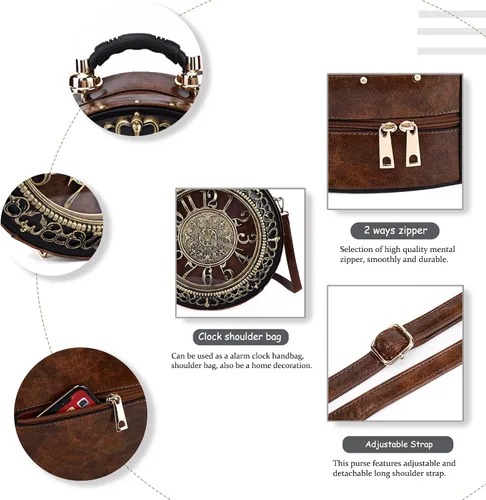 Vista 4 de Angel Barcelo Bolso cruzado y bolsos de mano para mujer, bolso de hombro de moda para mujer