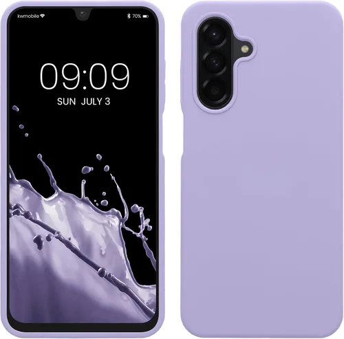 Vista 84 de kwmobile Funda Compatible con Samsung Galaxy A14 5G - Funda de teléfono de TPU y silicona con acabado suave - Verde Lima