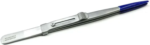Vista 6 de Pinzas de punta de PVC con bloqueo de punta fina de goma suave con punta deslizante de 6-1/4 "Pinzas/herramienta de joyería/puntas de pinzas tienen