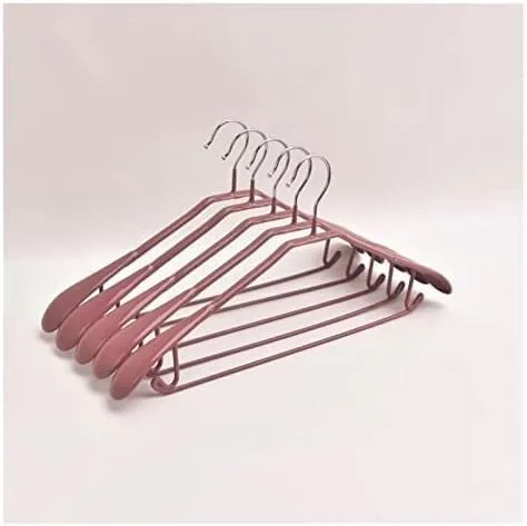 Vista 20 de Perchero organizador de ropa, perchas de ropa / perchas para abrigos, 10 perchas de metal antideslizante sin costuras para el hogar para colgar ropa