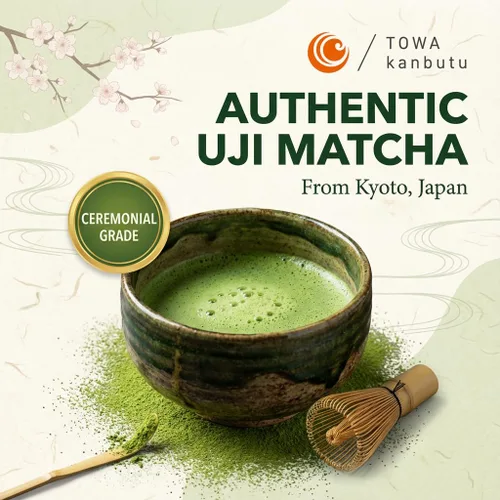 Vista 3 de Uji Matcha Daily Ceremonial Grade 3.53oz (100g) por Towa Kanbutu - Calidad premium, perfecto para ceremonias diarias y creaciones culinarias