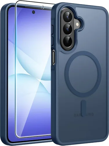 Vista 287 de FNTCASE - Funda para iPhone 16 Pro: magnética, mate, translúcida, de grado militar, protectora contra caídas, resistente, fina, duradera y a prueba
