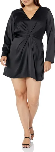 Vista 4 de The Drop Minivestido Tate Twist con cuello en V profundo para mujer