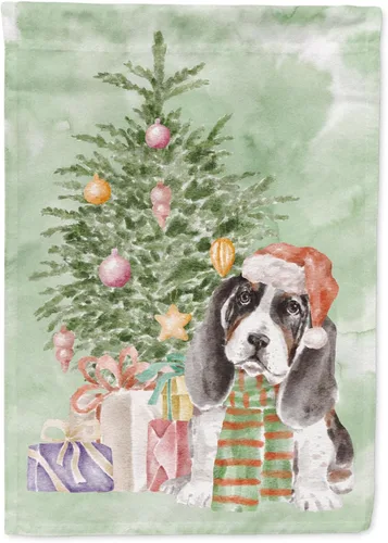 Vista 85 de Caroline's Treasures CK8213GF Bulldog Inglés #2 Regalos de Navidad y árbol de jardín Bandera de buzón Bandera decorativa para patio exterior, patio