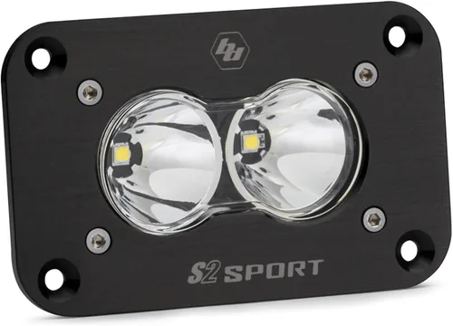 Vista 2 de S2 Sport Led para Conducción/Combo Montaje Empotrado en Ámbar Baja Designs