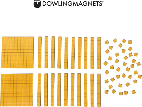 Vista 4 de Dowling Magnets Base magnética diez, juego de 62