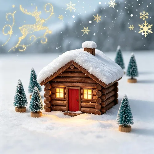 Vista 7 de ONESING 24 Pcs Mini Bottle Brush Trees with Wooden Base Artificial Small Christmas Pine Tree for Crafts, Winter Snow Ornaments for Christmas Table
