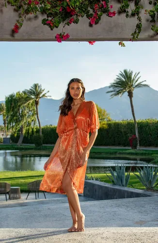 Vista 109 de La Blanca Vestido midi para cubrir el traje de baño para mujer