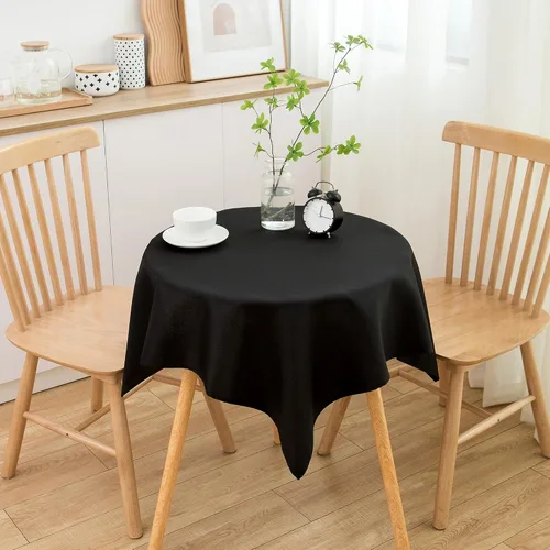 Vista 44 de Sancua Mantel cuadrado resistente a manchas y arrugas, lavable, de poliéster, decorativo de tela para mesa de comedor, fiestas de bufé y campamento