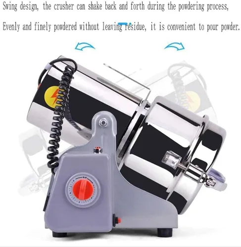 Vista 5 de Grain Grinder Mill 700G Electric Grain Mill Grinder,Stainless Steel Grain Mill Grinder,Grains Spices