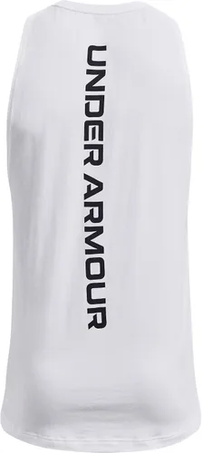 Vista 3 de Under Armour Camiseta de Algodón sin Mangas de la Línea Baseline para Hombre