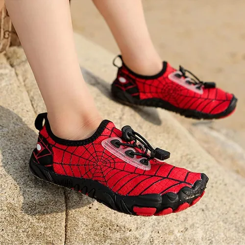 Vista 4 de Zapatos deportivos para niños, zapatos de agua ligeros, zapatos de natación para playa, zapatos descalzos, antideslizantes, transpirables