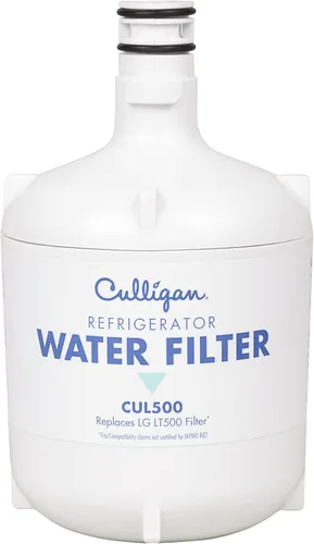 Vista 4 de Culligan Filtro de agua de repuesto para refrigerador CUL500 para filtro de agua LG (LT500P) reemplazar cada 6 meses, paquete de 1