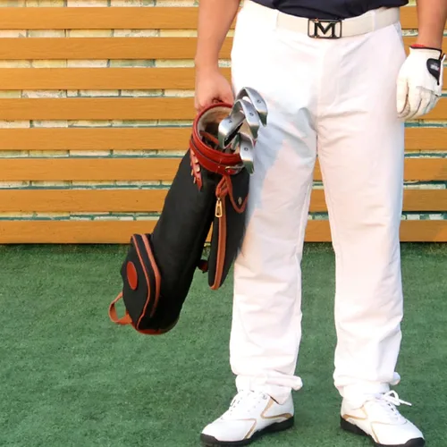 Vista 9 de TOURBON Bolsas de golf para hombre y mujer con bolsillo para pelotas con cremallera (bolsa de transporte de golf de 33 pulgadas, color negro)