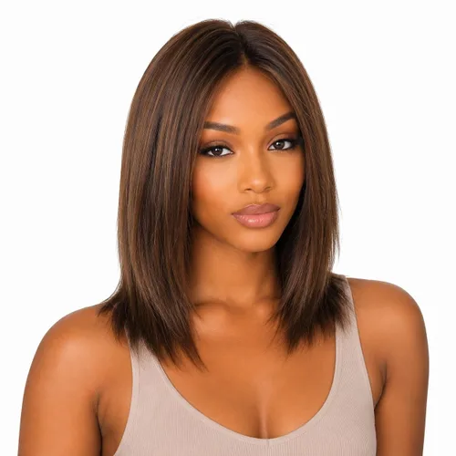 Vista 37 de Peluca de cabello humano rizado profundo de 12 pulgadas para NATURAL-RIZADO