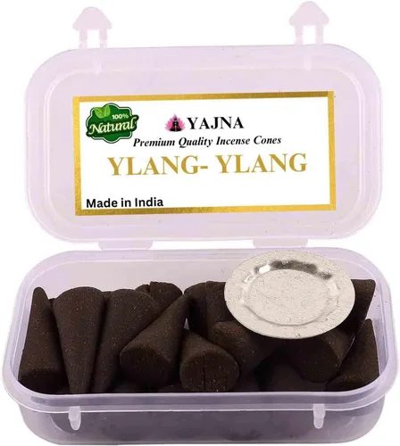 Vista 13 de Yajna Citronela 100% natural - Conos de incienso hechos a mano, sumergidos a mano, orgánicos, sin productos químicos para purificación, relajación