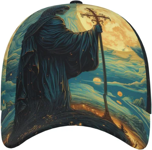 Vista 2 de Gorra de béisbol Gorra de camionero ajustable Snapback Moda Sombreros para papá