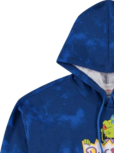 Vista 3 de Nickelodeon Rugrats Reptar - Sudadera con capucha para hombre, Rugrats Reptar Tommy and Chuckie Allover