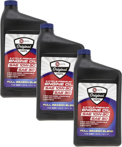 Vista 3 de Kit de aceite de motor Exmark 3 cuartos de galón y filtro Quest Radius E Serie S 135-2566 126-5234