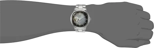 Vista 4 de Orient Pantalla japonesa Helios de acero inoxidable para hombre automática y de cuerda a mano