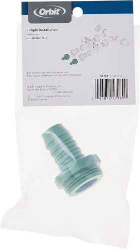 Vista 8 de Orbit 57189 - Adaptador de poliestireno (1 pulgada, 2 unidades), color verde