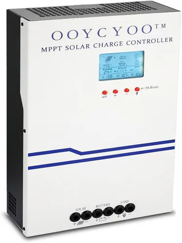 Vista 9 de Controlador de carga solar 40A MPPT 12V 24V 36V 48V Controlador 40amp Regulador de carga solar MPPT 160V con pantalla LCD Funciona con AGM, Gel