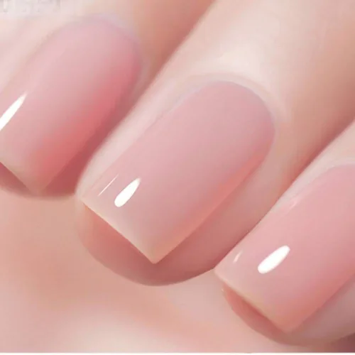 Vista 7 de MEMEDA Esmalte de uñas de gel, laca de uñas LED semipermanente, esmalte de uñas blanco lechoso nude, 0.5 onzas líquidas Negro