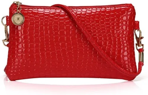 Vista 8 de Bolsa de Mano con Cremallera para Mujer, Bolso Cruzado, Bolso de Hombro, Cartera