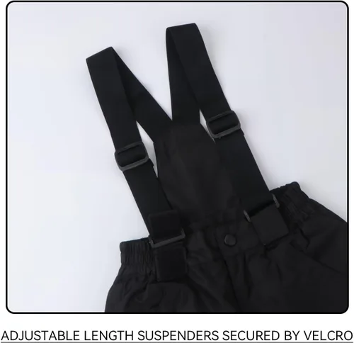 Vista 5 de AIMISYOU Conjunto de chaqueta y pantalones de esquí para niños, abrigos de lluvia para snowboard de invierno, trajes de nieve para niñas y niños