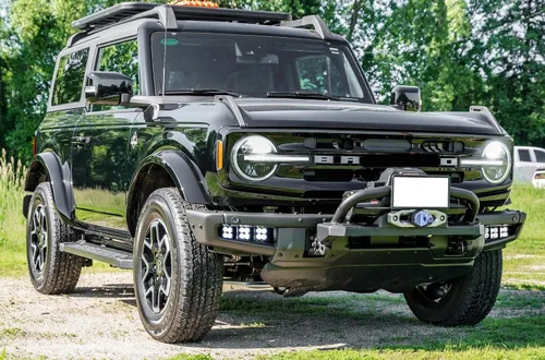 Vista 4 de iJDMTOY Kit de luces antiniebla LED triple para Ford Gen6 Bronco