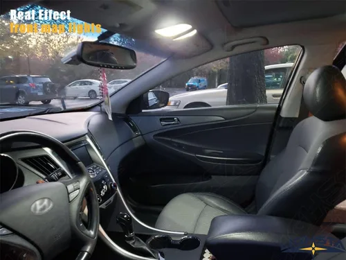 Vista 3 de Kit de 10 Piezas de Luces LED Blancas Super Brillantes para Interior para Kia Optima K5 2011 2012 2013 2014 2015 + Luces de Matrícula y Herramienta