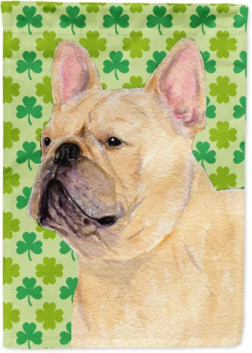 Vista 142 de Caroline's Treasures SS4442GF Affenpinscher Bandera de jardín con retrato de trébol del día de San Patricio para buzón, bandera decorativa