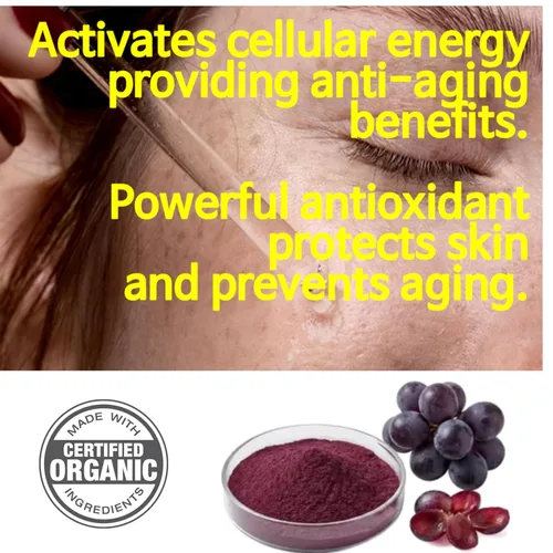 Vista 3 de El factor antioxidante antienvejecimiento del suero de la piel del resveratrol mejora las líneas finas arrugas y elasticidad de la piel Grado