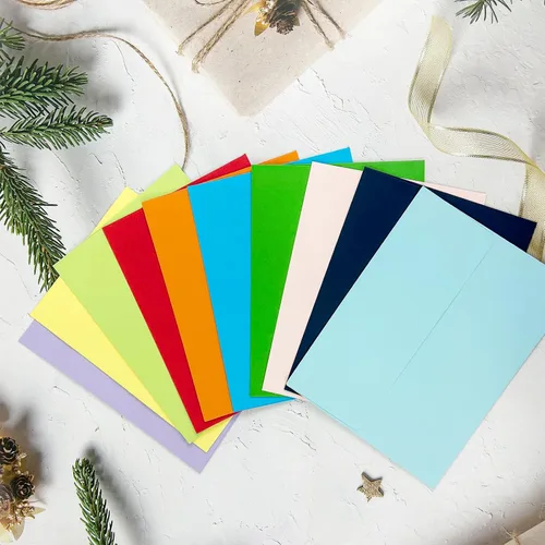Vista 3 de Paquete de 50 sobres de 4 x 6 pulgadas para invitación, sobres A6 autosellantes para tarjetas, fotos, bodas, cumpleaños, fiestas, baby shower