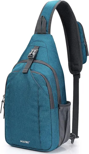 Vista 3 de G4Free Mochila con bloqueo RFID y mochila de hombro de pecho pequeño