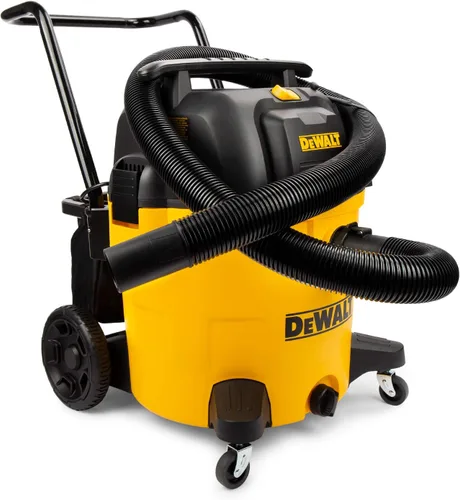 Vista 2 de DEWALT DXV14P Aspiradora para tienda en húmedo y seco de 14 galones, aspiradora en húmedo y seco de 6 HP con 110 CFM de potente succión, amarilla