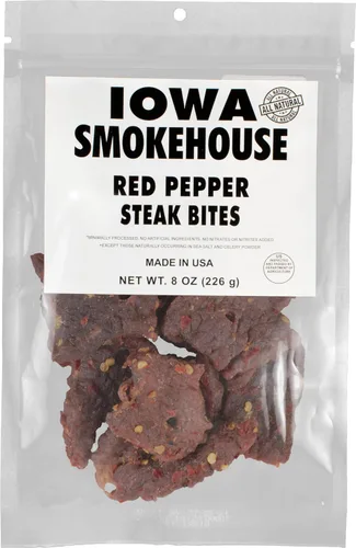 Vista 8 de IOWA SMOKEHOUSE Bocaditos de bistec, 4 onzas (pimienta negra agrietada pequeña)