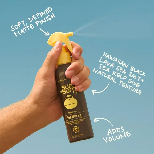 Vista 3 de Sun Bum Sea Spray Spray de sal marina texturizante y voluminizadora Protección UV con un acabado mate Fijación media Para todo