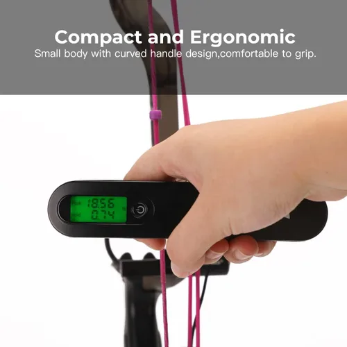 Vista 8 de Báscula Digital para Arco, 110 lbs Báscula para Arco de Tiro de Alta Precisión con Función Peak/Hold