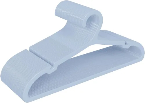 Vista 24 de ABHENG UAPY0530B - Paquete de 30 perchas para ropa, perchas de plástico antideslizantes, perchas que ahorran espacio, resistentes, para colgar ropa